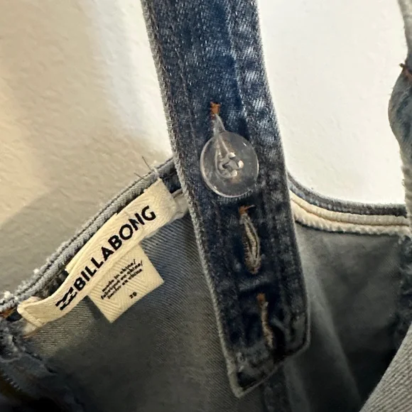 Billabong Blue Denim Jumpsuit - Picture 3 of 8